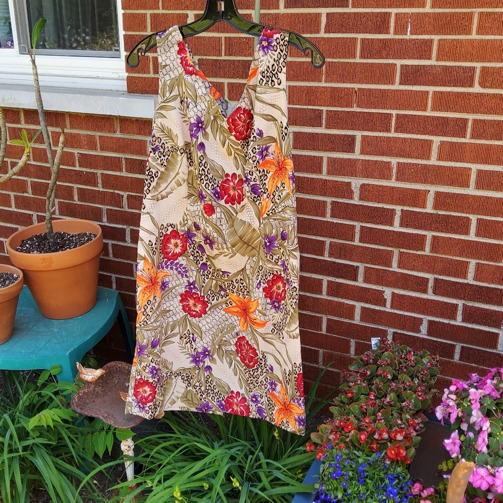 Vintage Kathie Lee Floral Dress Size 12